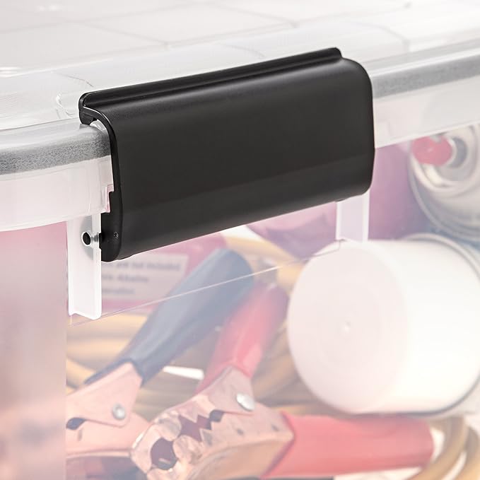 IRIS USA 19 Quart WeatherPro Storage Box, Clear