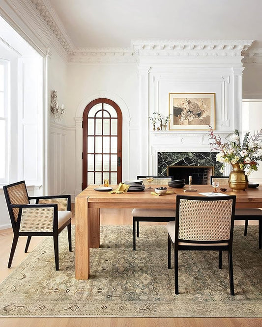 Loloi Margot Collection MAT-04 Antique/Sage 5'-0" x 7'-6" Area Rug feat. CloudPile, No-Shed Easy Clean Large Patterned Area Rug for Living Room, Bedroom, Dining Area