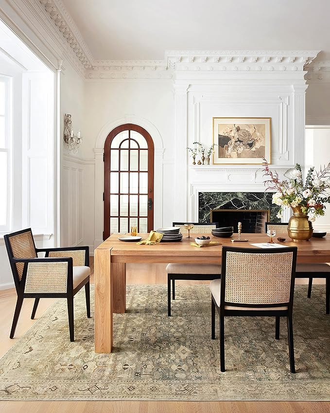 Loloi Margot Collection MAT-04 Antique/Sage 2'-6" x 11'-6" Runner Rug feat. CloudPile, No-Shed Easy Clean Large Patterned Area Rug for Living Room, Bedroom, Dining Area