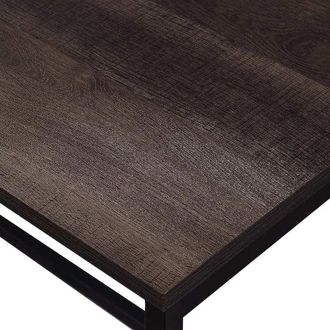 OSP Home Furnishings Contempo L-Shaped Desk, Ozark Ash