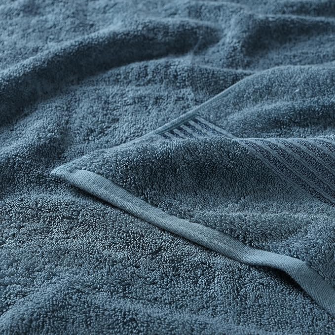 Superior Egyptian Cotton 10-Piece Face Towel Set , Small Towels For Facial, Spa, Quick Dry, Absorbent Towels, Bathroom Accessories, Guest Bath, Home Essentials, Washcloth, Airbnb, Sapphire