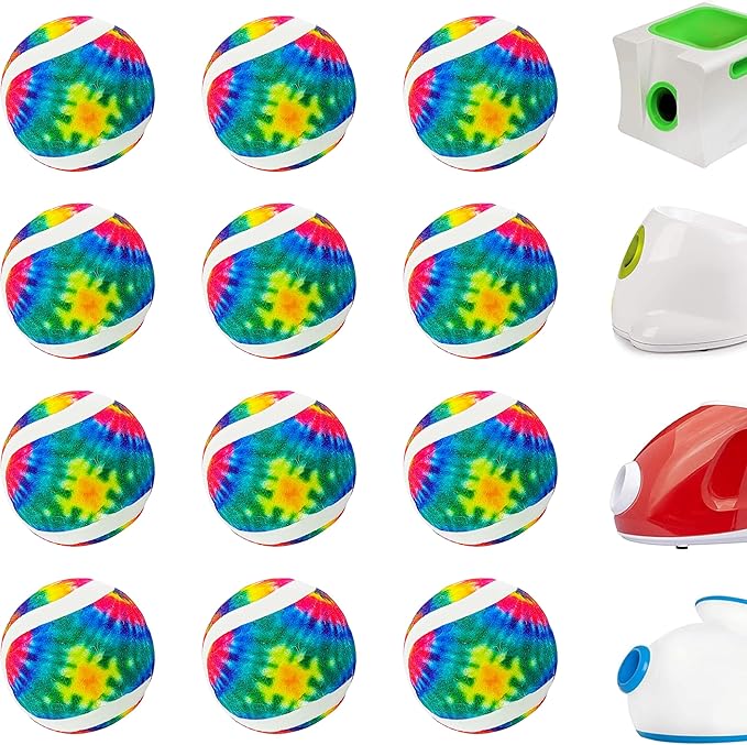 X-Small Dog Tennis Balls Dog Toys Ball 1.72" Pack of 12, Fit Ball Launchers