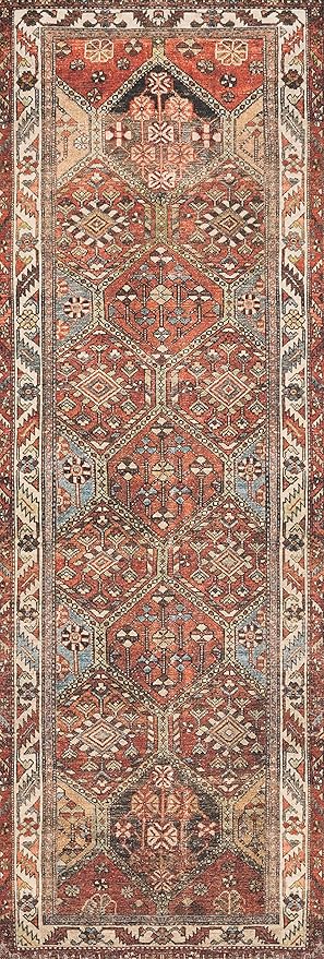 Loloi Loren Collection LQ-16 Spice/Multi 8'-4" x 11'-6" Area Rug