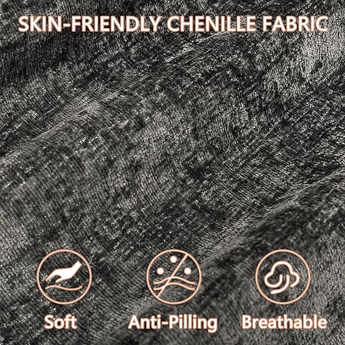 EASE MOOSE Sectional Cloud Couch for Living Room, Modular Boneless Sofa L-Shaped, Modern Cloud Sofa Set with Fluffy Foam, Oversized 4-Seater Comfy Sofa with Ottoman for Bedroom, Chenille (Dark Grey)