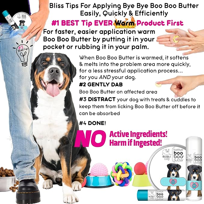 The Blissful Dog Greater Swiss Mountain Dog Boo Boo Butter, 0.50-Ounce