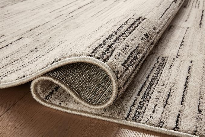 Loloi Darby Collection DAR-01 Charcoal/Sand 9'-2" x 13' Area Rug