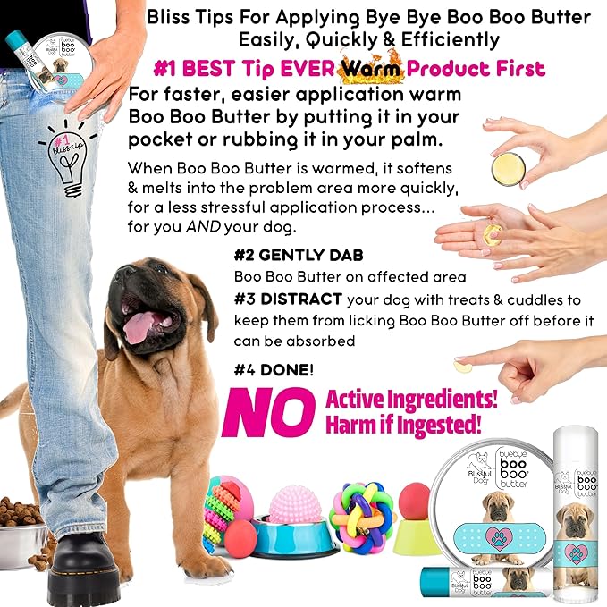 The Blissful Dog .50 oz Tube Bullmastiff Booboo Butter