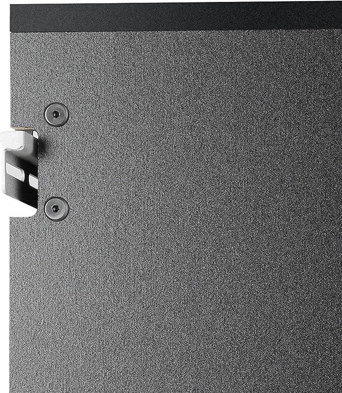 Prepac HangUps Large Storage Cabinet - Immaculate Black 36" Cabinet with Storage Shelves and Doors; Ideal for Bin and General Storage Solutions