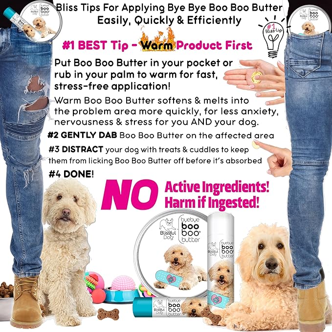 The Blissful Dog Goldendoodle Boo Boo Butter, 16 oz.