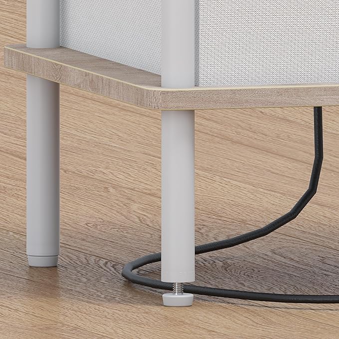 Small Side Table with Charging Station, End Table for Small Spaces, Slim Nightstand with Outlet,Sofa Beside Table, 3-Tier Storage Shelf,Living Room, Bed Room, Natrual Oak