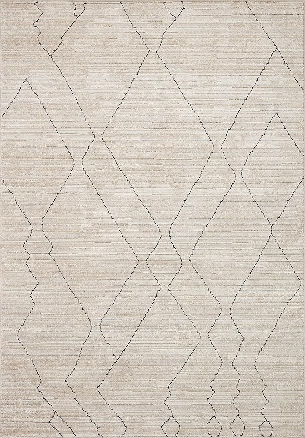 Loloi Darby Collection DAR-03 Sand/Charcoal 9'-2" x 13' Area Rug