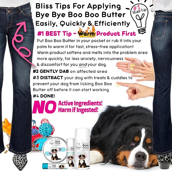The Blissful Dog .15 oz Tube Bernese Mountain Dog Booboo Butter