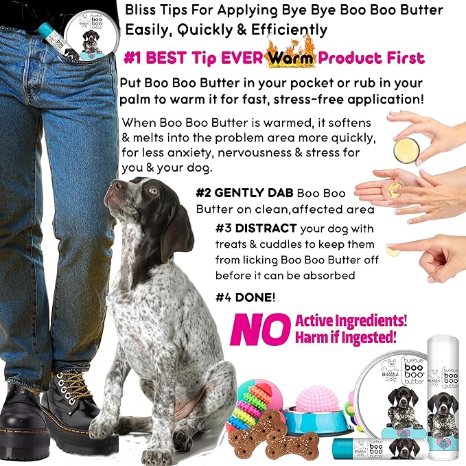 The Blissful Dog German Shorthaired Pointer Boo Boo Butter, 16 oz.