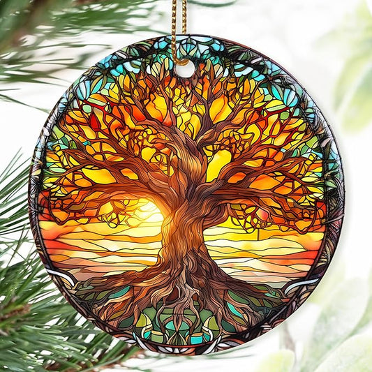 Christmas Ornament, Tree of Life Ornament, Christmas Decoration, Heirloom Keepsake, Holiday Ornaments, Xmas Gift Exchange, Gift Idea, Christmas Tree Ornament