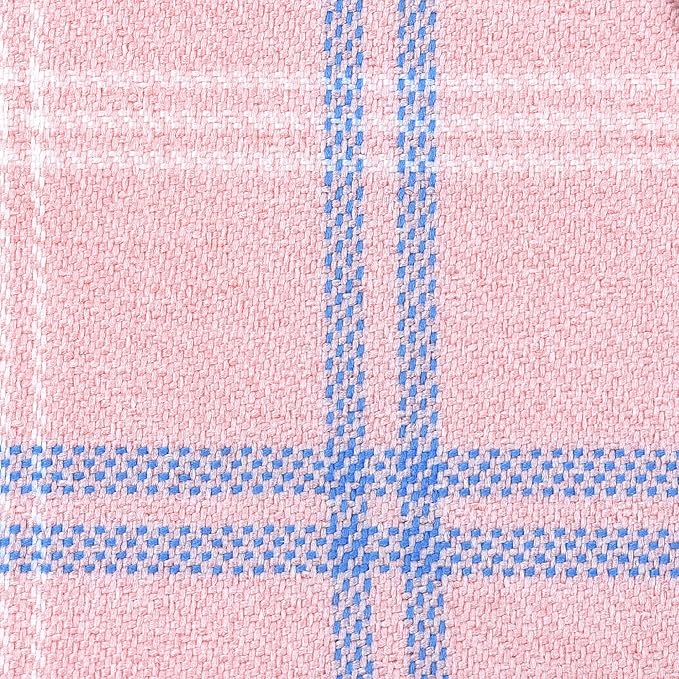 GAMUDA Small Dog Harness Collar and Leash Set, Step in No Chock No Pull Soft Mesh Adjustable Dog Vest Harnesses Plaid Reflective for Dogs Puppy Cats Kitten Rabbit (Pink, XXXS)