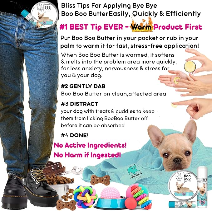 The Blissful Dog 2 oz TIN French Bulldog Booboo Butter