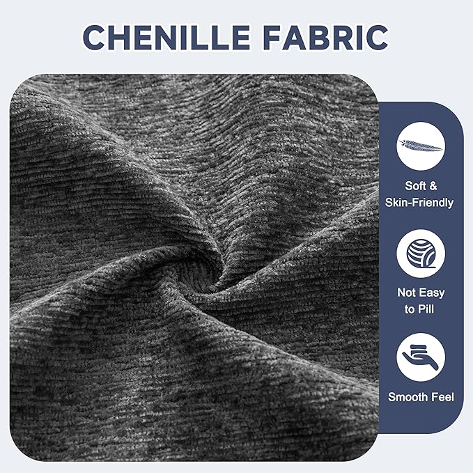 107" Modular Sectional Sofa, Boneless Couch Sponge Sectional Sofa for Living Room, High Density Sponges Cloud Couch,Modular L-Shape Sofa with Chaise, (DarkGary)