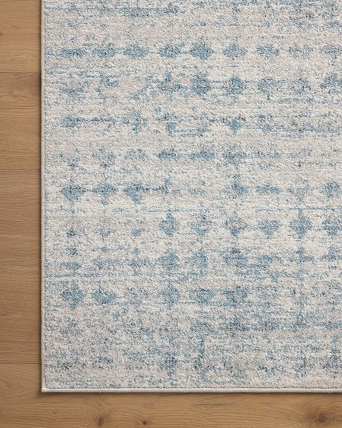 Loloi Kamala Collection KAM-04 Sky/Dove 9'-2" x 13' Area Rug
