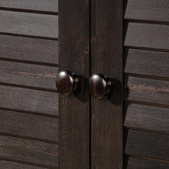 Sauder Harbor View Storage Cabinet/ Pantry cabinets, Antiqued Paint finish