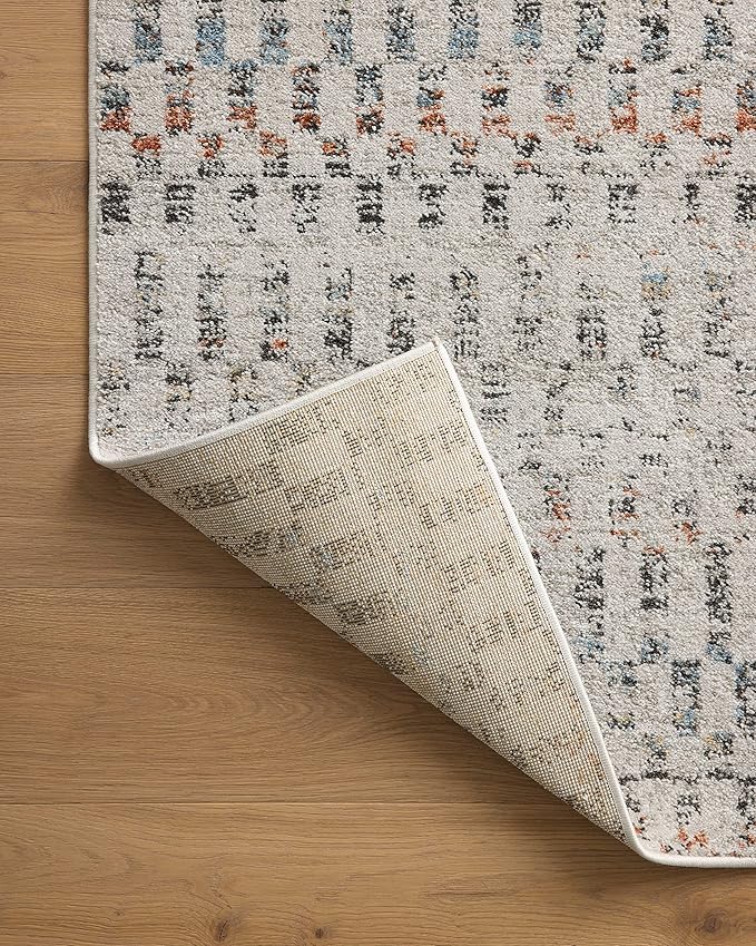 Loloi Kamala Collection KAM-05 Grey/Multi 4'-0" x 6'-0" Accent Rug