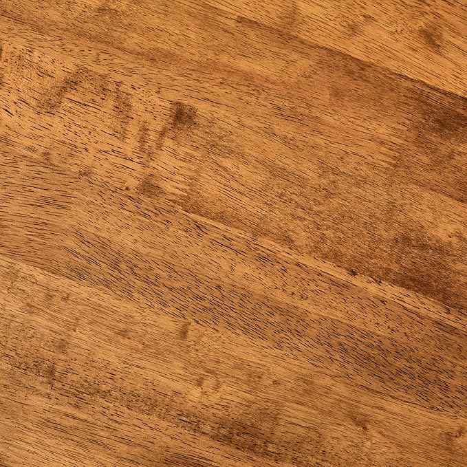 Furniturebox UK Solid Wood Table - Lynton Wooden Dining Table - Modern Take on Traditional Classic Farmhouse Dining Furniture - Retro Solid Rubberwood (6 Seat Table)