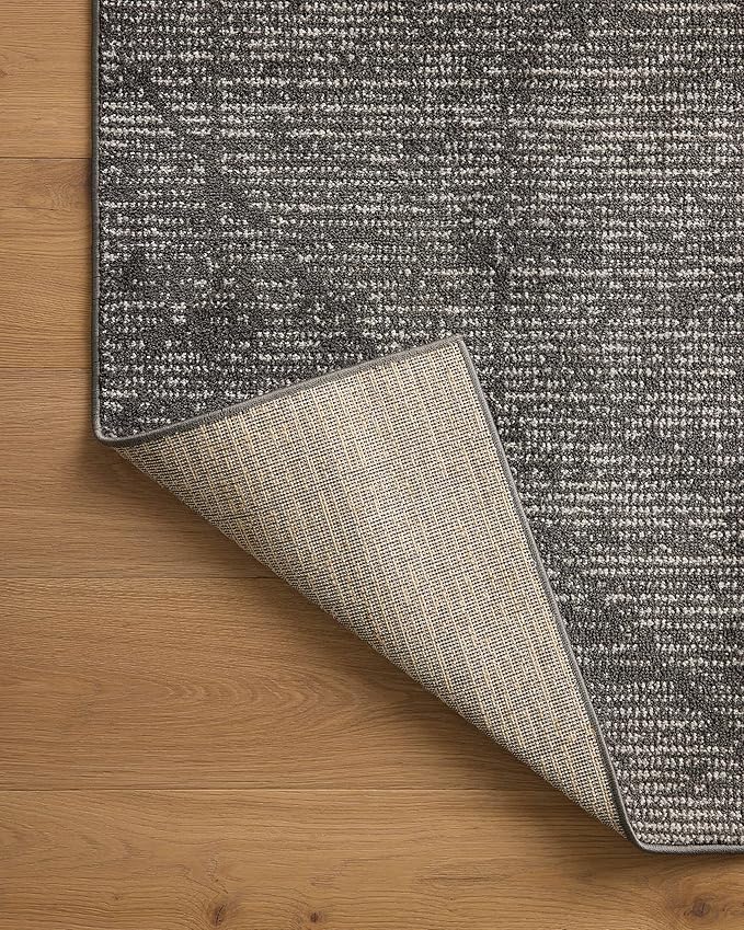 Loloi Kamala Collection KAM-06 Charcoal/Ivory 2'-3" x 3'-10" Accent Rug