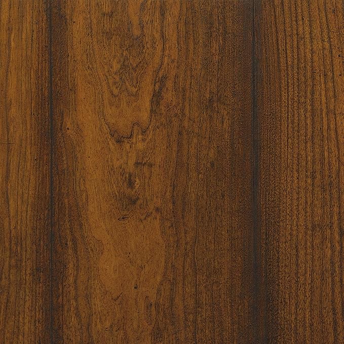 Sauder Carson Forge Rustic Vintage Computer Desk with Drawers Storage, in Washington Cherry finish