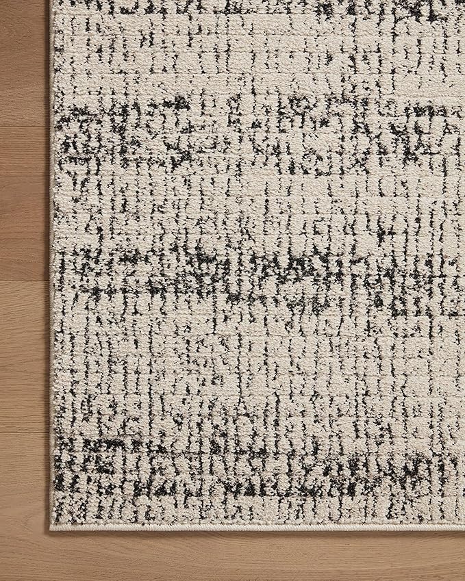 Loloi Darby Collection DAR-02 Oatmeal/Charcoal 2'-7" x 10'-0" Runner Rug