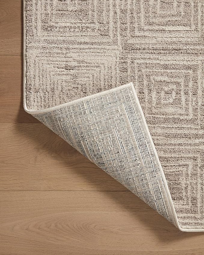 Loloi Darby Collection DAR-05 Beige/Grey 5'-3" x 7'-6" Area Rug