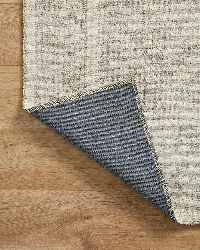 Loloi Rifle Paper Co. Maison Collection MAO-02 Bough Natural 5'-0" x 7'-6", .19" Pile Height, Area Rug