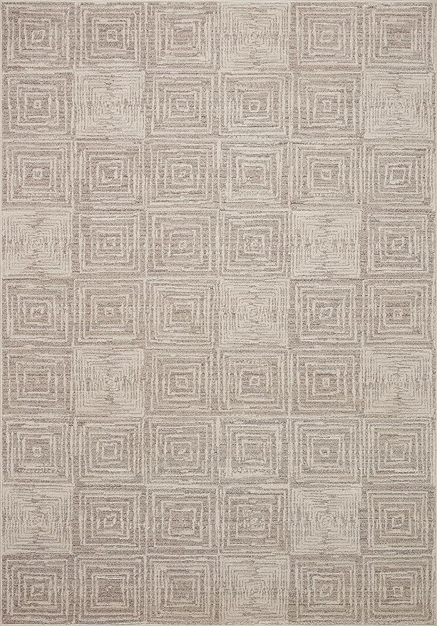 Loloi Darby Collection DAR-05 Beige/Grey 2'-7" x 8'-0" Runner Rug