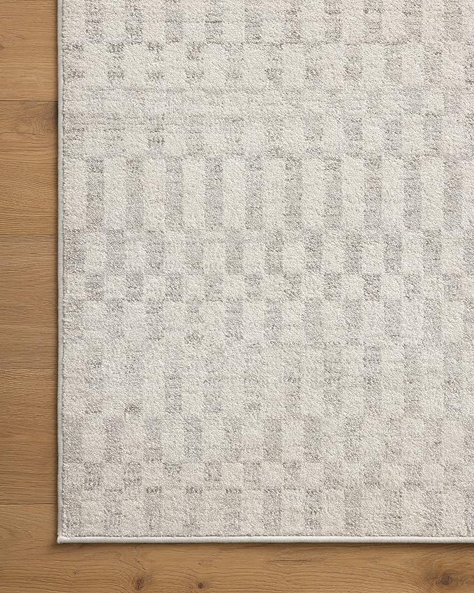 Loloi Kamala Collection KAM-05 Ivory/Grey 2'-7" x 10'-0" Runner Rug
