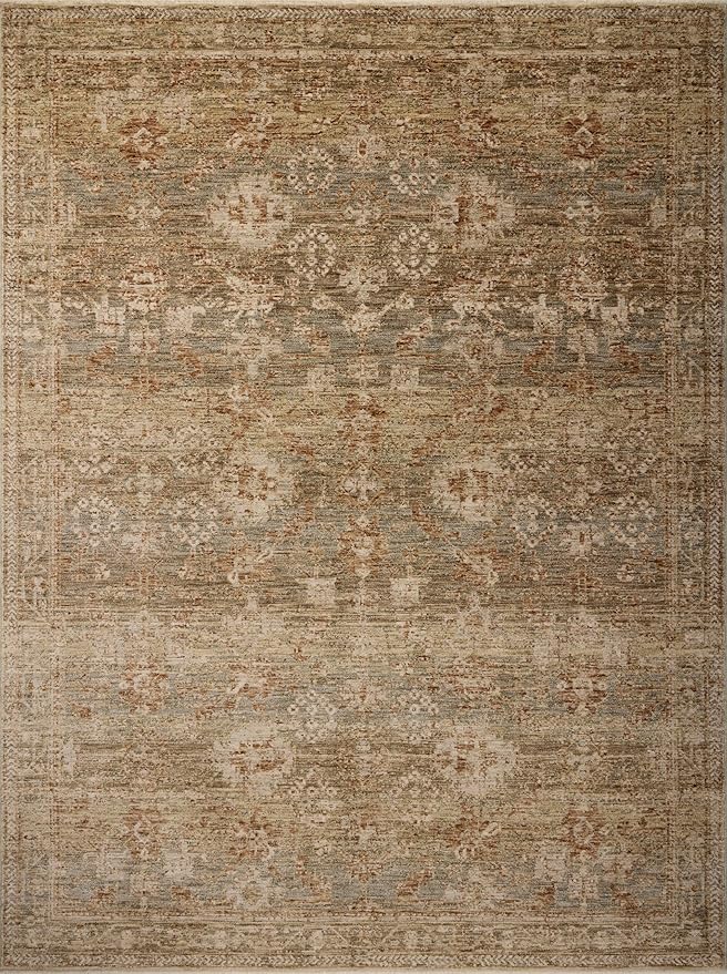 Loloi Magnolia Home by Joanna Gaines Junie Collection JUE-03 Spice/Multi 3'-11" x 5'-7", .38" Pile Height, Accent Rug