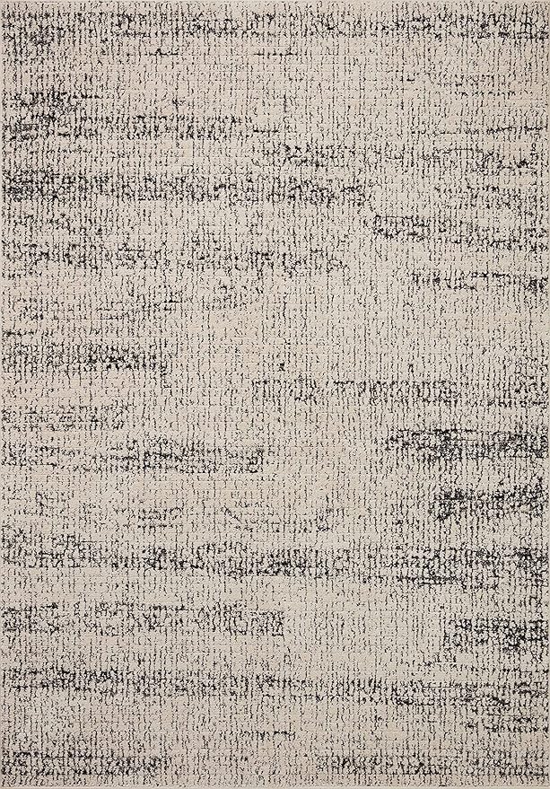 Loloi Darby Collection DAR-02 Oatmeal/Charcoal 2'-7" x 12'-0" Runner Rug